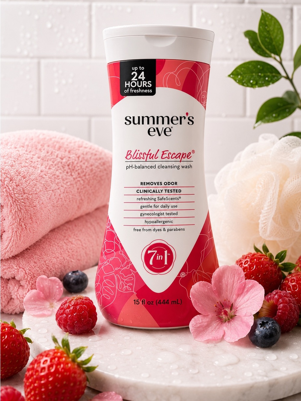Summer’s Eve Blissful Escape pH-Balanced Cleansing Wash 15 oz New Sealed